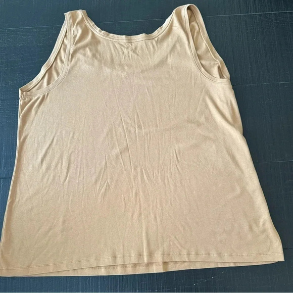 Ava & Viv Shirt Tank Top Brown Scoop Neck Tank Top Shirt Size 3X - Picture 2 of 3